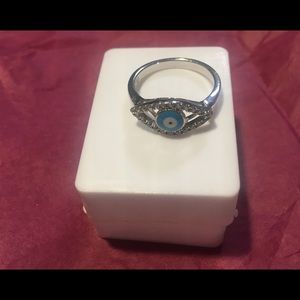 Turquoise Evil Eye Ring